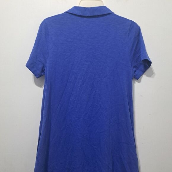 Soft Sorroundings Danielle Mixed Button Placket Trapezoid Hem Summer Dress Small - Picture 14 of 15